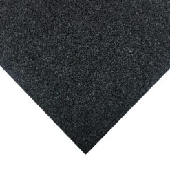 Placa de borracha preta 100 x 100 cm