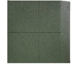 loseta de caucho biselada un lado 100 x 100 x 4 cm verde