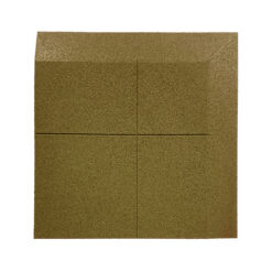 loseta de caucho biselada una esquina dos lados 100 x 100 cm ocre