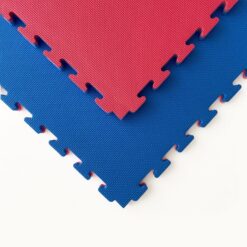 Tatami puzzle 100 x 100 x 2 cm rojo azul