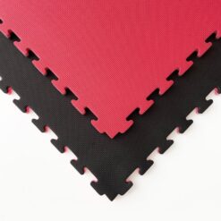 Tatami puzzle 100 x 100 x 2 cm rojo negro
