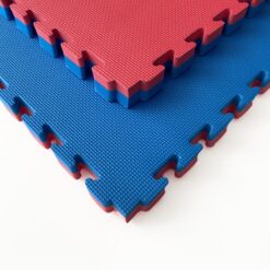 tatami puzzle 100 x 100 x 4 cm rojo azul