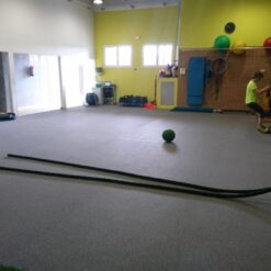 suelo de gimnasio rollo caucho