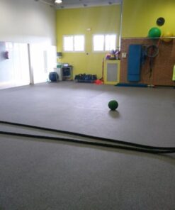 suelo de gimnasio rollo caucho