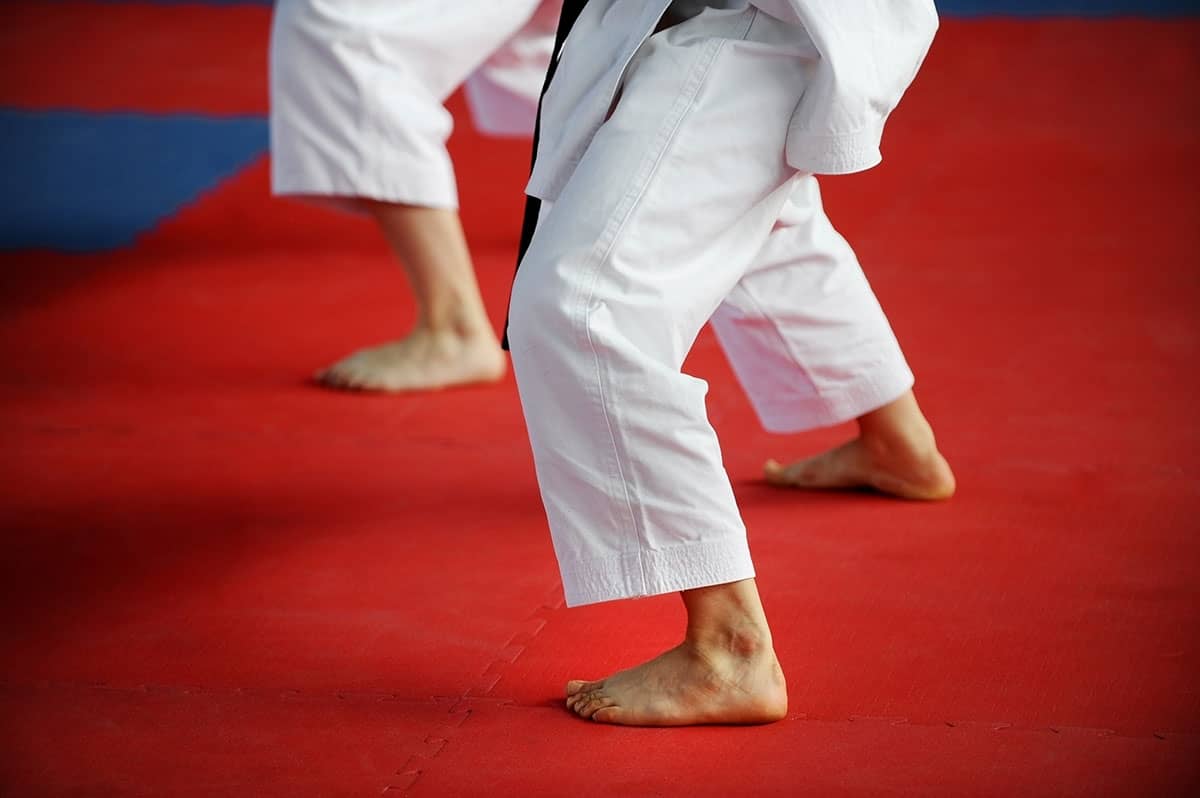 suelo tatami para artes marciales