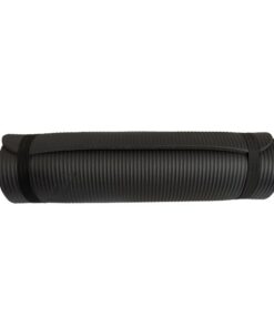 Esterilla negra para yoga, pilates...