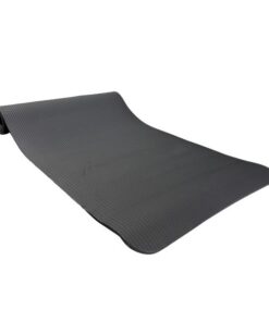 Esterilla negra para yoga, pilates...