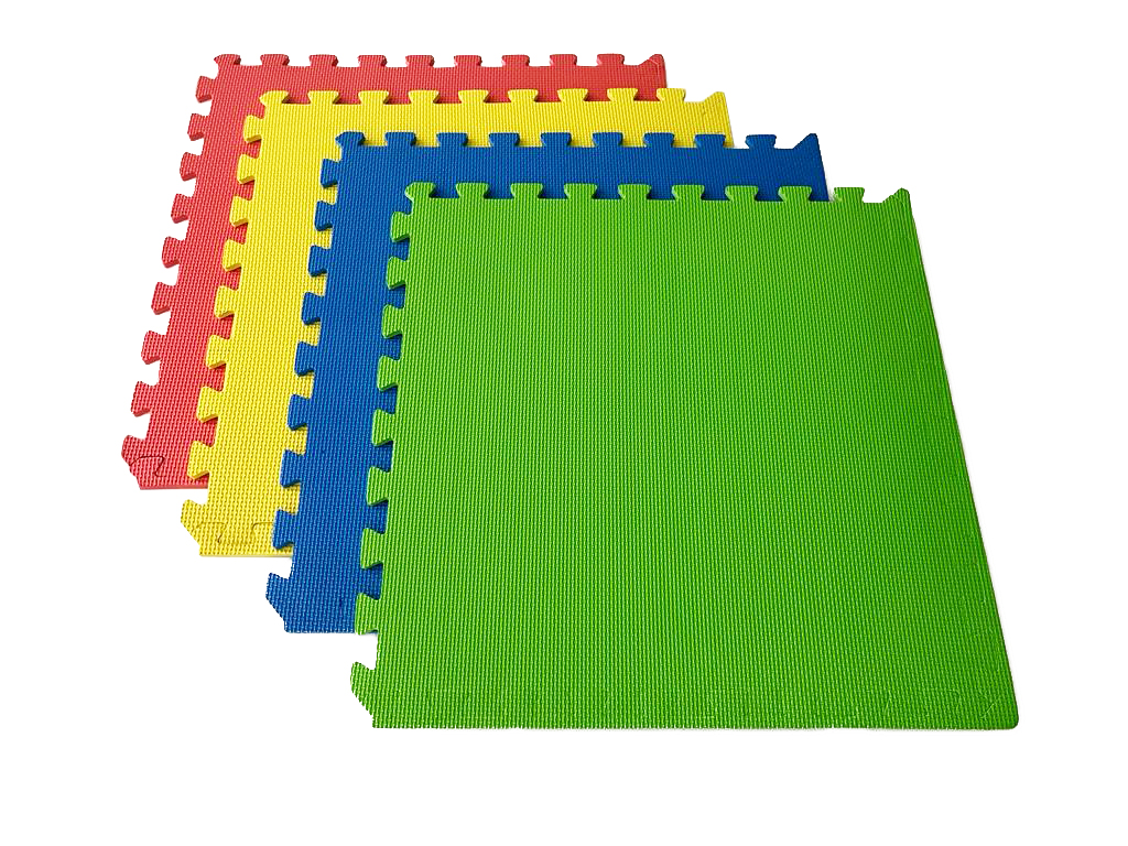 Pack de esterilla puzzle para suelos de gimnasios y fitness 60 x 60 x 1 cm