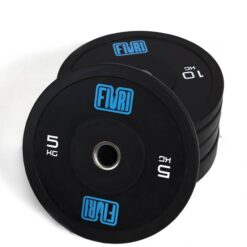 Set de discos olímpicos bumpers black Fiuri de 5 a 25kg