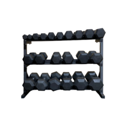 Pack mancuernero mancuernas redondas de2,5 a 27,5 kg