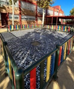 Césped artificial colores para parque infantil