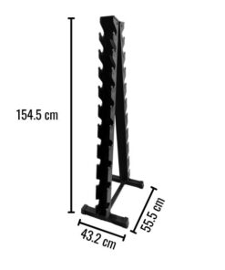 Soporte mancuernas de 1 a 10 kg medidas