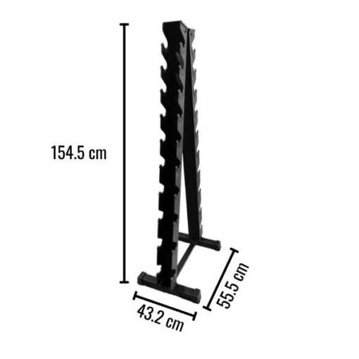 Soporte mancuernas de 1 a 10 kg medidas