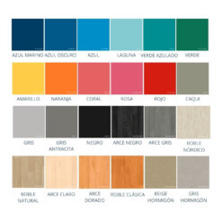 pavimentos de vinilo colores y efecto madera