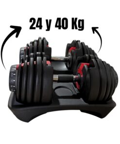 Mancuernas ajustables 24 kg y 40 kg