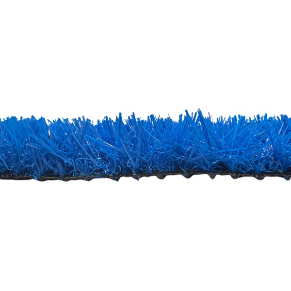 Altura césped artificial 25 mm azul