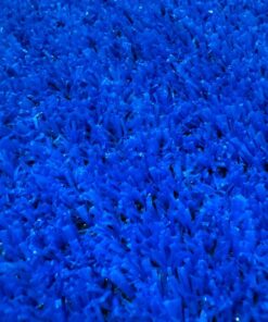 Césped artificial azul