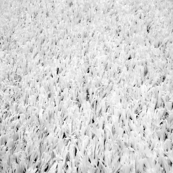 Césped artificial blanco