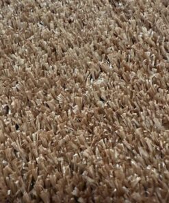 Césped artificial marrón