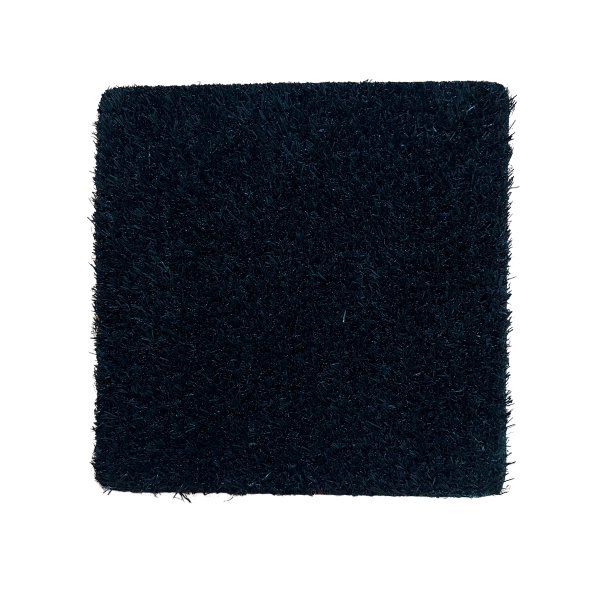 Muestra césped artificial negro