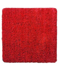 Muestra césped artificial rojo