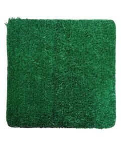 Muestra césped artificial verde