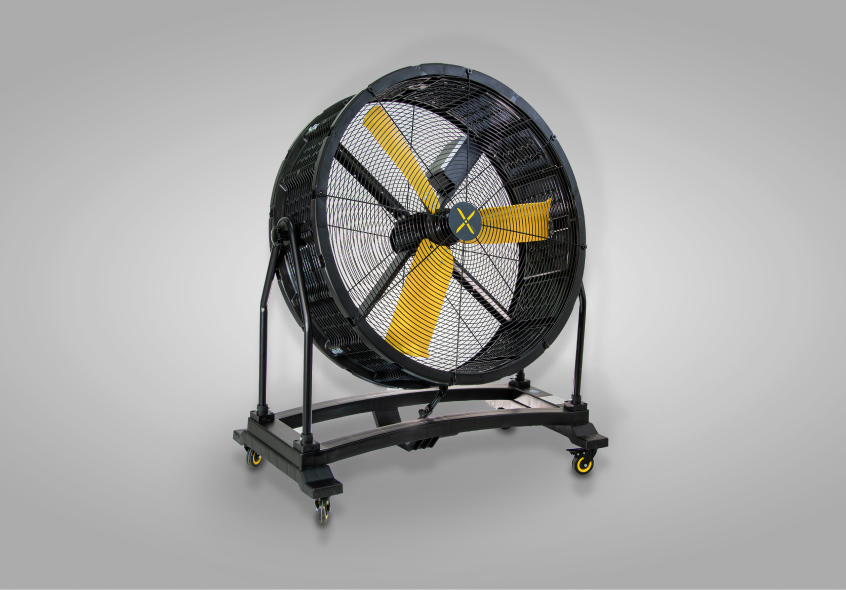 Ventilador industrial de suelo