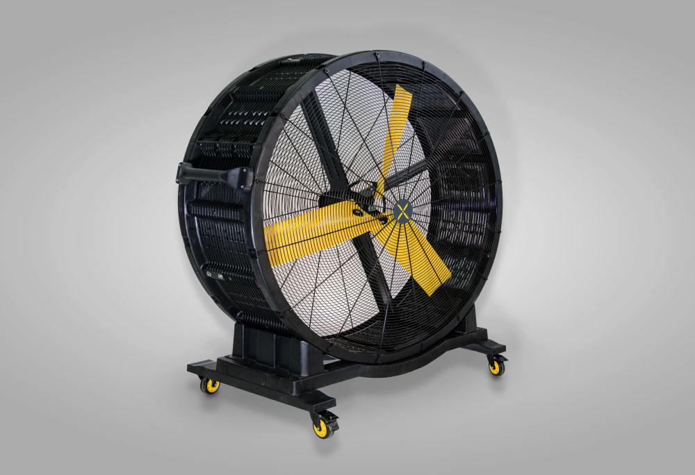 Ventilador industrial de suelo