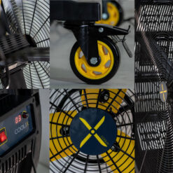 Ventilador industrial de suelo