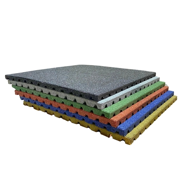 losetas caucho exterior drenaje