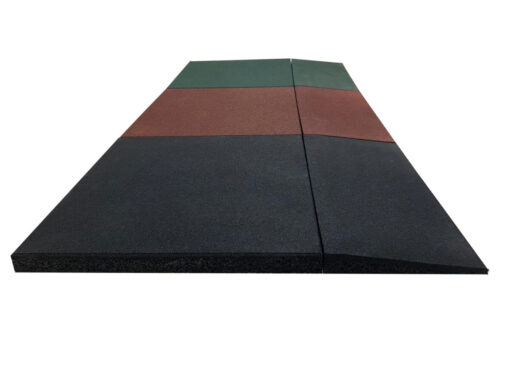 Losetas caucho alta densidad Premium Xtreme Negra 100x100x2,5 cm - Imagen 3